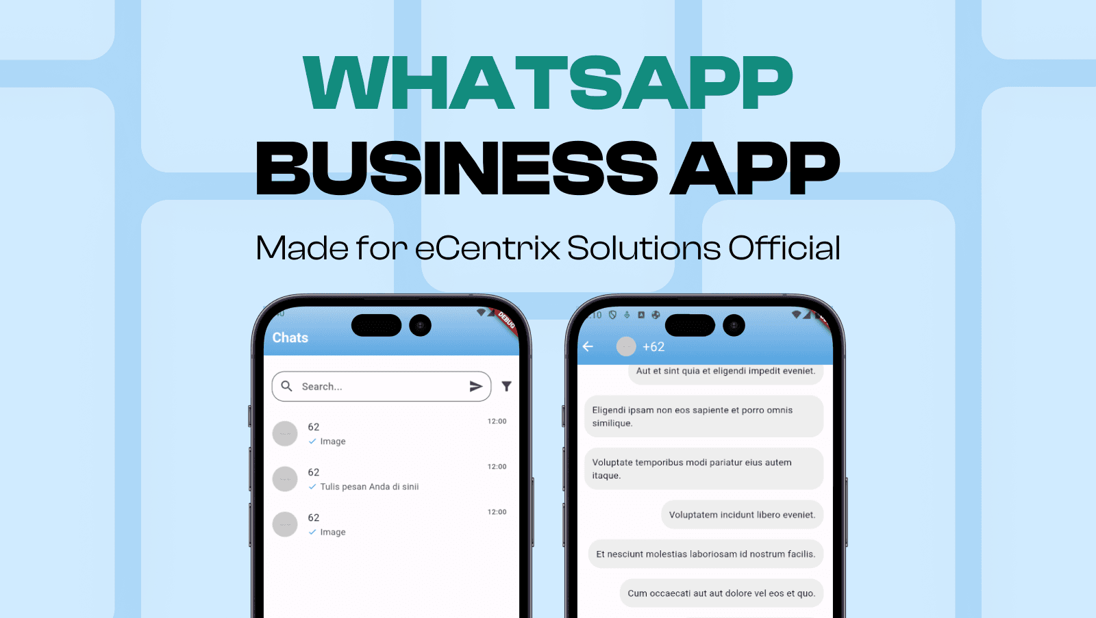eCentrix Whatsapp Business App Project