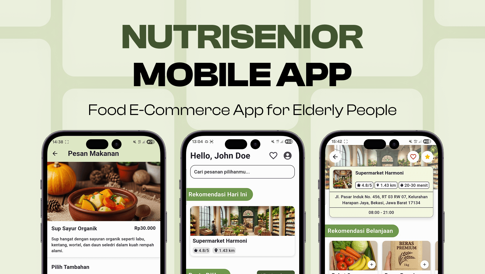Nutrisenior Mobile App