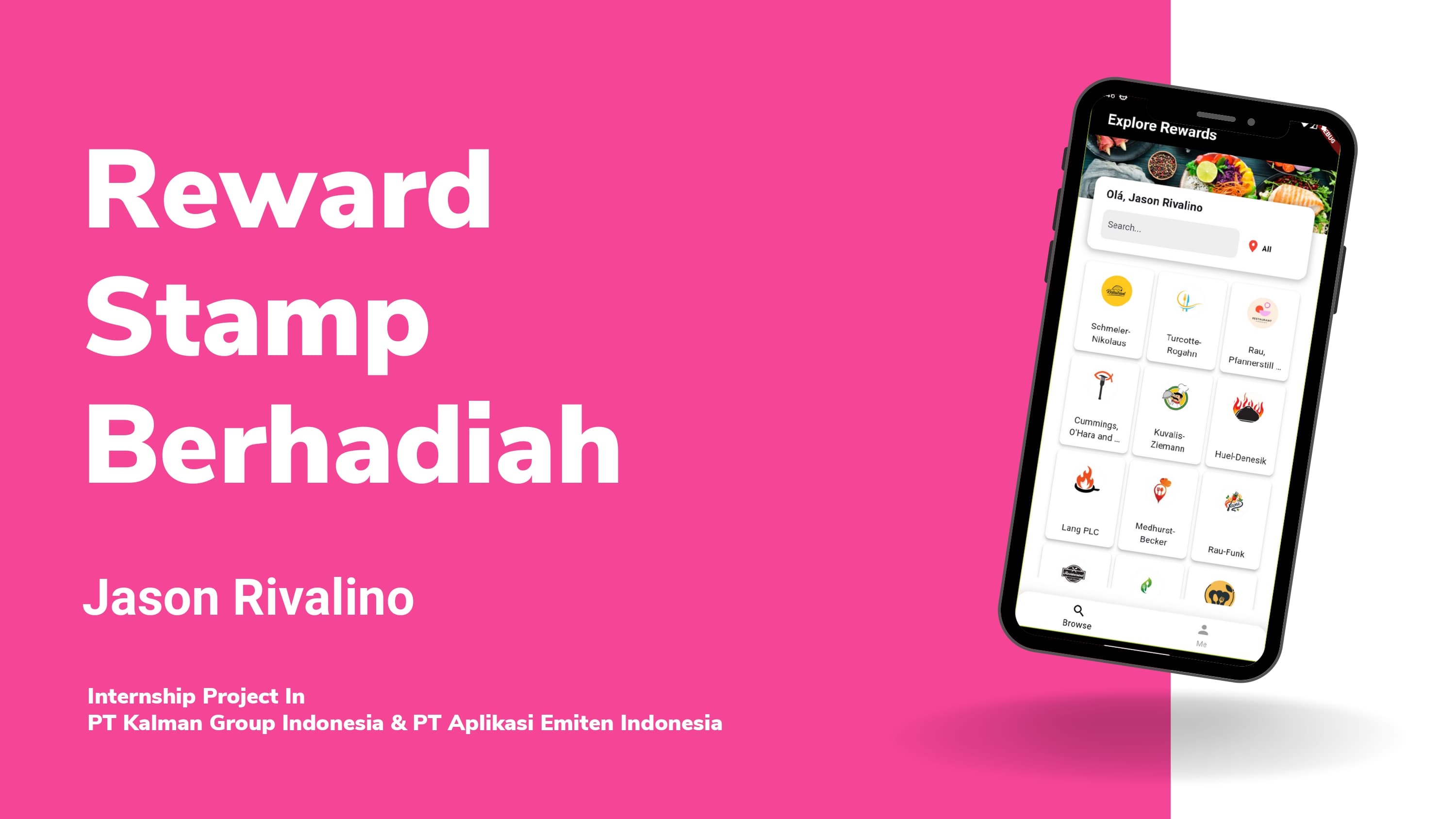 Reward Stamp Berhadiah Mobile App